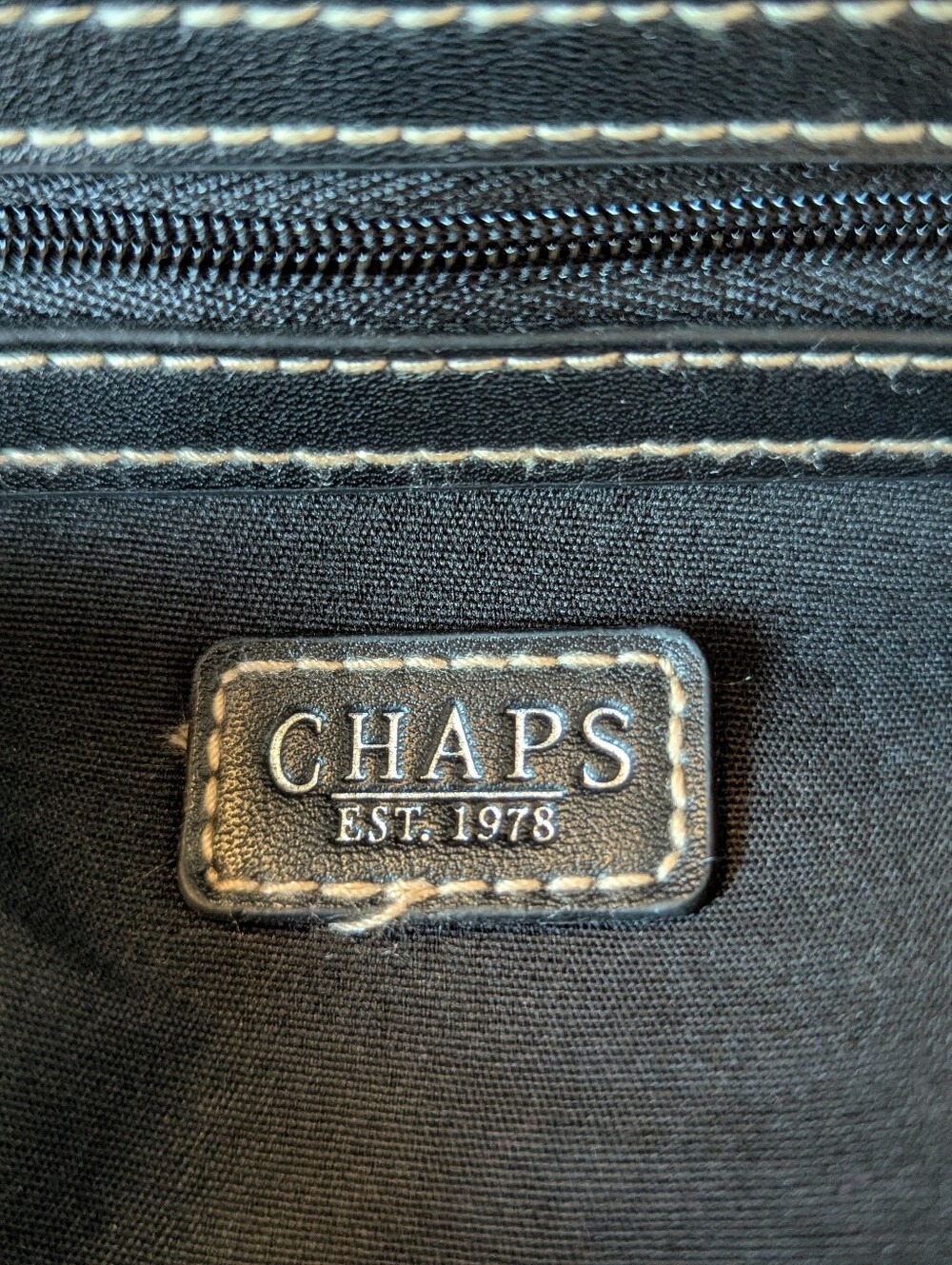 RALPH LAUREN CHAPS Houndstooth Plaid Bag - Picture 11 of 12